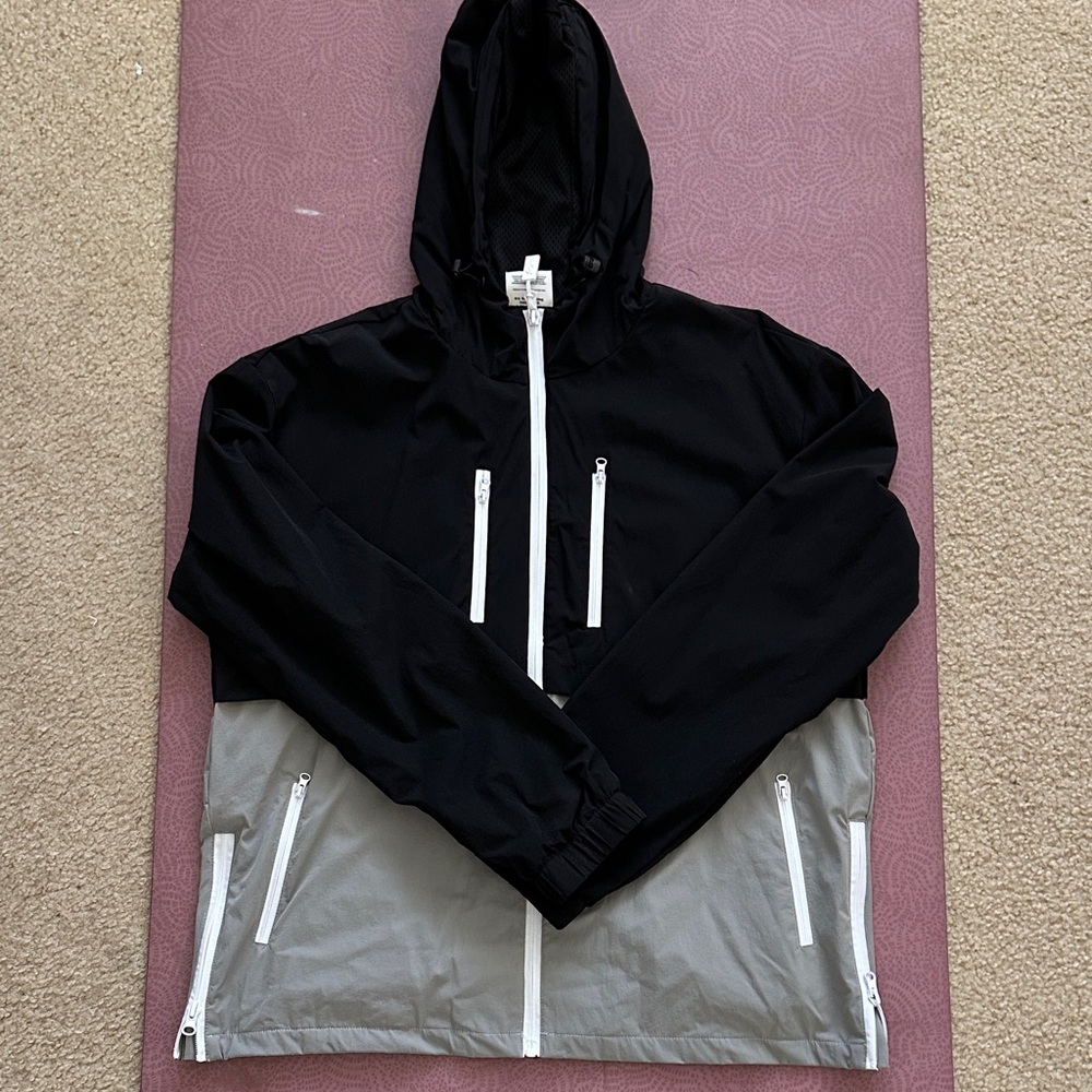 Tiger Friday, Zip It Windbreaker, Black, Adult XS